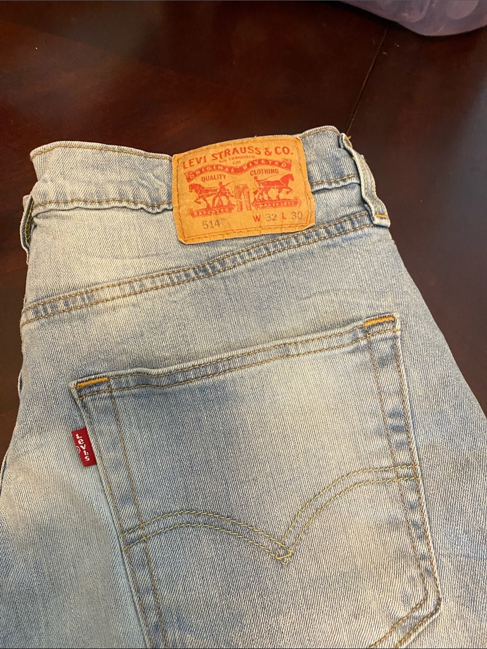 Levi's  514 Light Blue Men's Relaxed Jeans 32/30 excellent condition